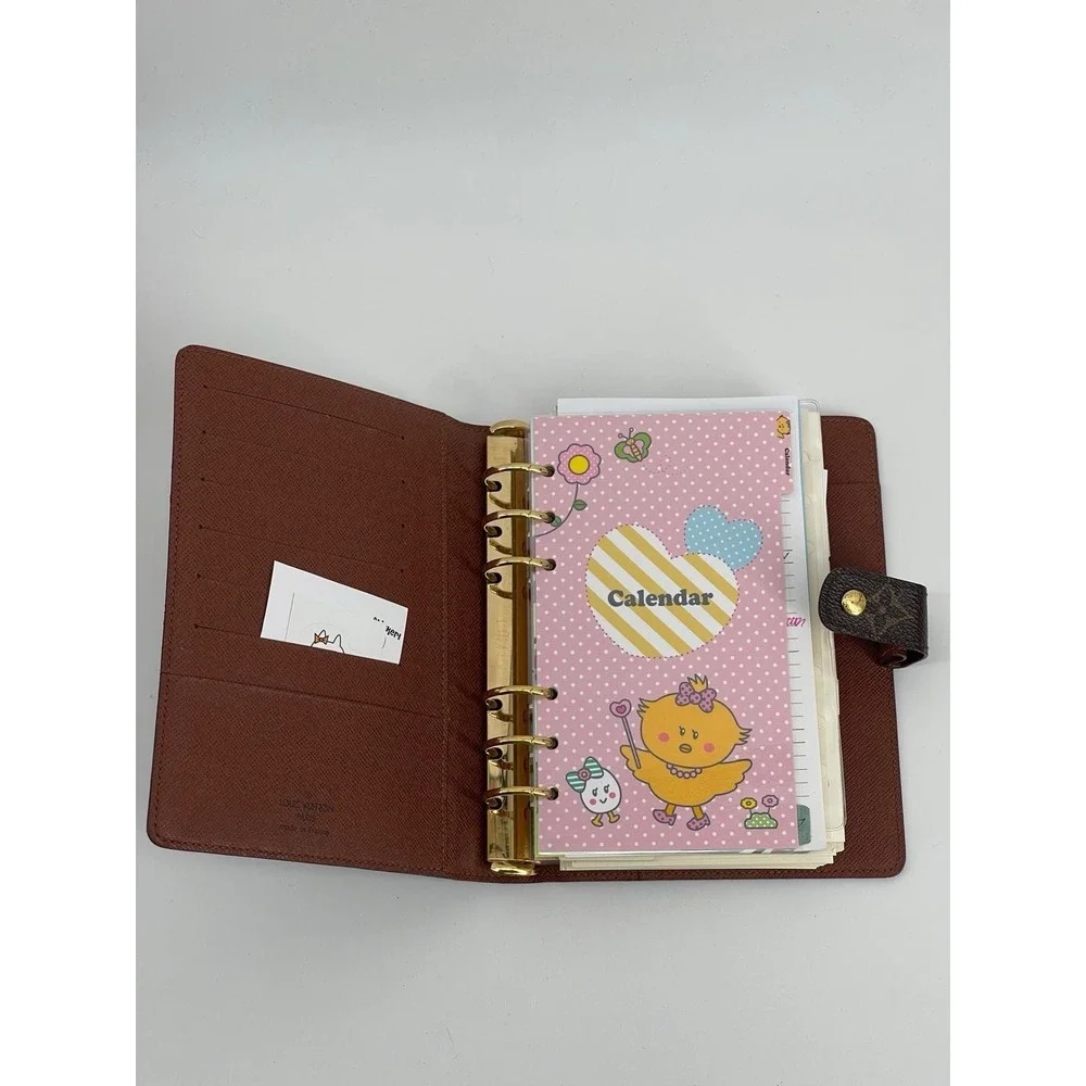 Louis Vuitton Monogram Agenda PM Planner Organizer w/ Box Dust Bag Auth